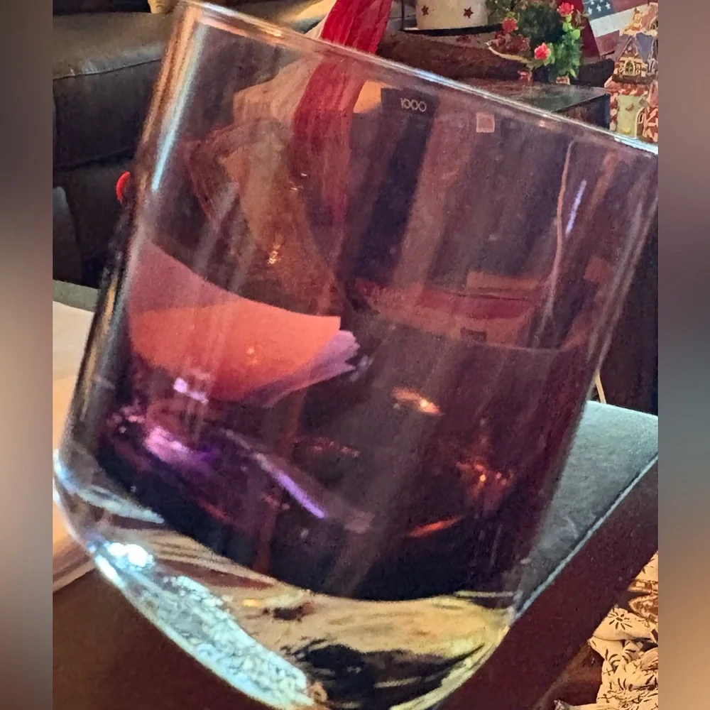 ZGallerie Rocks Dof Purple Whiskey Tumbler, NWOT